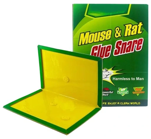 Illatosított, öko ragasztós egér- és patkányfogó lap – használatra kész, erős tapadású rágcsálócsapda otthonra