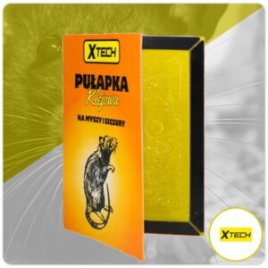 XTech erős ragasztós egér- és patkányfogó lap – professzionális, vegyszermentes megoldás rágcsálók ellen