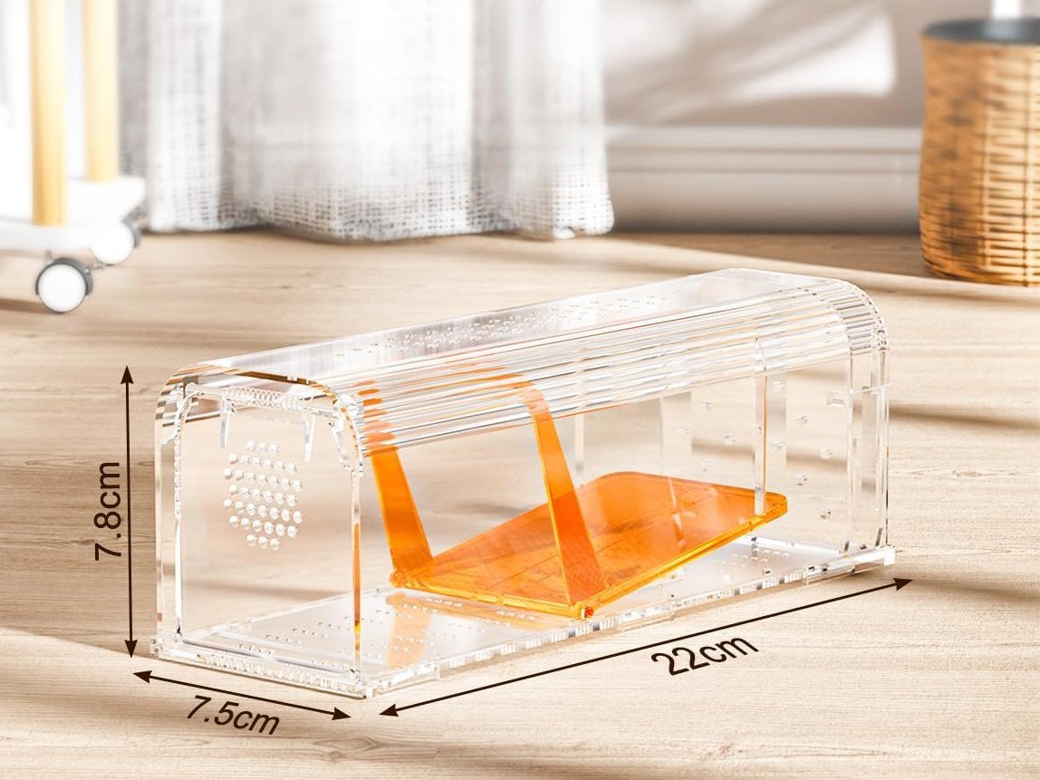 TAKRINK „Vivid” élvefogó egércsapda – állatbarát, átlátszó megoldás egerek humánus befogására - Image 3